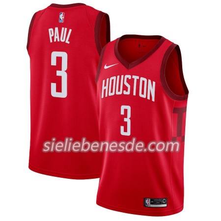 Herren NBA Houston Rockets Trikot Chris Paul 3 2018-19 Nike Rot Swingman